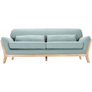 MILIBOO - Divano Scandinavo 3 Posti Blu Laguna Piedi Legno Yoko MILIBOO - Divano Scandinavo 3 Posti Blu Laguna Piedi Legno Yoko