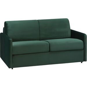 Divano Letto Calife a 2 Posti in Velluto - Verde Divano Letto Calife a 2 Posti in Velluto - Verde