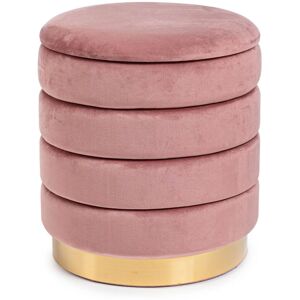 BIZZOTTO - Pouf Contenitore Darina Rosa Antico S BIZZOTTO - Pouf Contenitore Darina Rosa Antico S