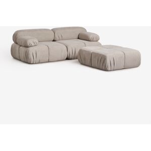 SKLUM Divano Modulare A 2 Pezzi E Pouf In Bouclé Confezionato Sottovuoto Kendall SKLUM Divano Modulare A 2 Pezzi E Pouf In Bouclé Confezionato Sottovuoto Kendall