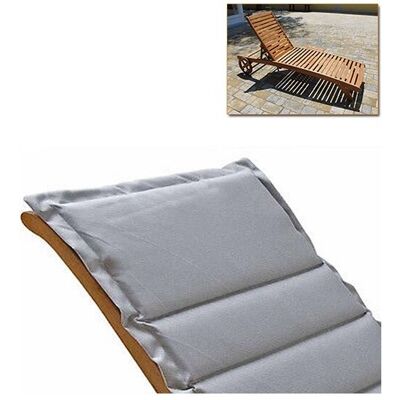 BIZZOTTO Cuscino Per Lettino Grigio Trapuntato 190 X 63 Cm Giardino Ed Esterno. BIZZOTTO Cuscino Per Lettino Grigio Trapuntato 190 X 63 Cm Giardino Ed Esterno.