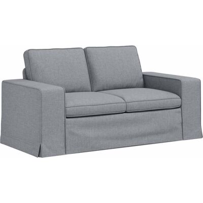 VIDAXL Divano Grigio Chiaro 162 X 80 X 82 Cm Tessuto VIDAXL Divano Grigio Chiaro 162 X 80 X 82 Cm Tessuto