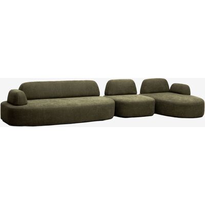 SKLUM Divano Modulare Chaise Longue Destro A 3 Pezzi Con Modulo Angolare Imbottito Giorgia SKLUM Divano Modulare Chaise Longue Destro A 3 Pezzi Con Modulo Angolare Imbottito Giorgia