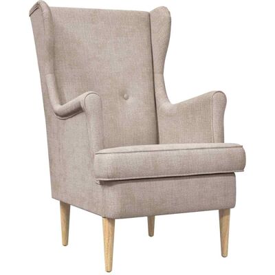 VIDAXL Poltrona Beige Ares VIDAXL Poltrona Beige Ares