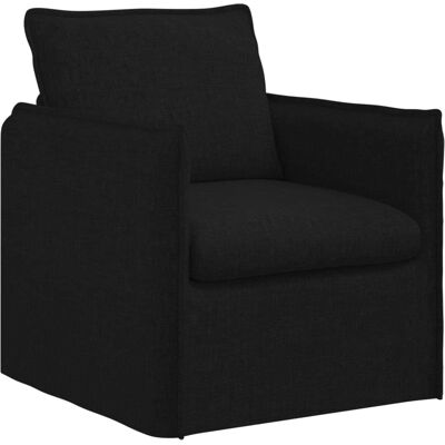 VIDAXL Divano Nero 75 X 82 X 85 Cm Tessuto VIDAXL Divano Nero 75 X 82 X 85 Cm Tessuto