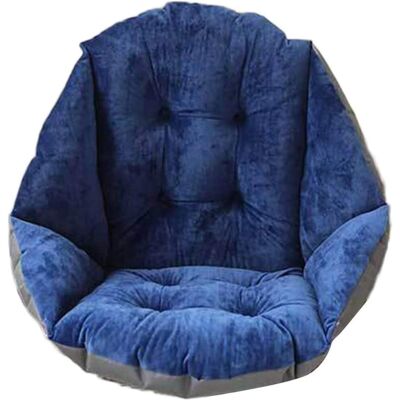 LLING Cuscino Per Sedia Con Schienale, Seduta, Poltrona, Velluto Morbido, Elastico, Impermeabile, Per Sedia, Rattan, Paglia, Giardino, Indaco, 40 40 48 Cm LLING Cuscino Per Sedia Con Schienale, Seduta, Poltrona, Velluto Morbido, Elastico, Impermeabile, Per Sedia, Rattan, Paglia, Giardino, Indaco, 40 40 48 Cm
