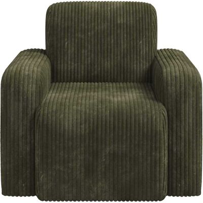 VIDAXL Poltrona Verde Corduroy VIDAXL Poltrona Verde Corduroy