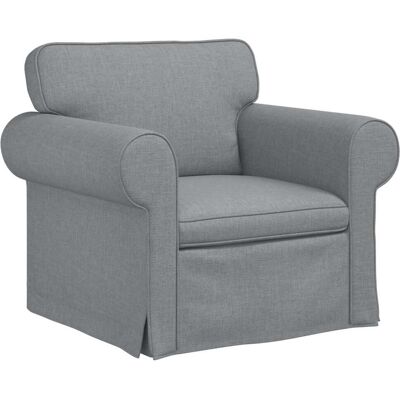 VIDAXL Divano Grigio Chiaro 95 X 82 X 80 Cm Tessuto VIDAXL Divano Grigio Chiaro 95 X 82 X 80 Cm Tessuto
