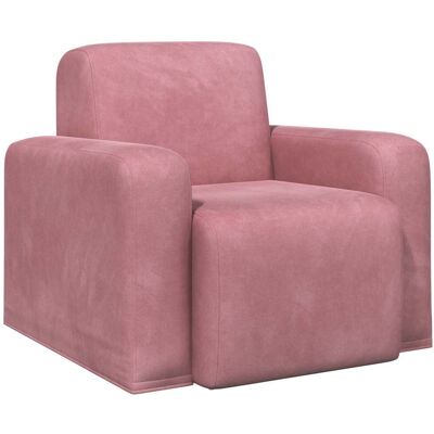 VIDAXL Poltrona Rosa Velluto VIDAXL Poltrona Rosa Velluto