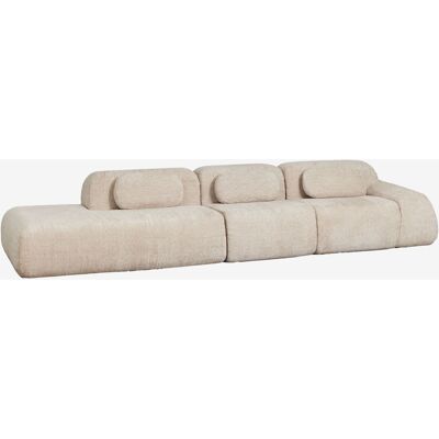 SKLUM Divano Modulare Angolare A 3 Pezzi Con Chaise Longue Sinistra In Ciniglia Confezionato Sottovuoto Merida SKLUM Divano Modulare Angolare A 3 Pezzi Con Chaise Longue Sinistra In Ciniglia Confezionato Sottovuoto Merida