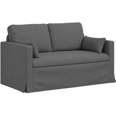VIDAXL Divano Grigio Scuro 139 X 78 X 80 Cm Tessuto VIDAXL Divano Grigio Scuro 139 X 78 X 80 Cm Tessuto