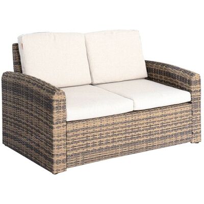 HESPERIDE Divano Da Giardino Selenim 2 Posti Beige - Hespéride HESPERIDE Divano Da Giardino Selenim 2 Posti Beige - Hespéride