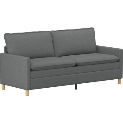 VIDAXL Divano Grigio Scuro 196 X 81 X 87,5 Cm Tessuto VIDAXL Divano Grigio Scuro 196 X 81 X 87,5 Cm Tessuto