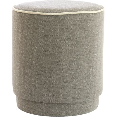 LIGHT & LIVING Pouf Grigio In Legno Caldo Rosin LIGHT & LIVING Pouf Grigio In Legno Caldo Rosin