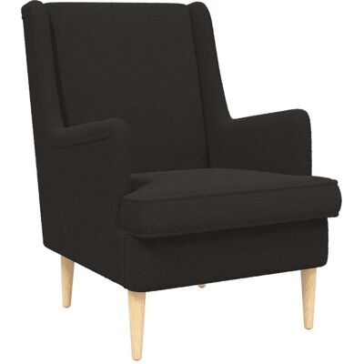 VIDAXL Poltrona Nero Tessuto VIDAXL Poltrona Nero Tessuto