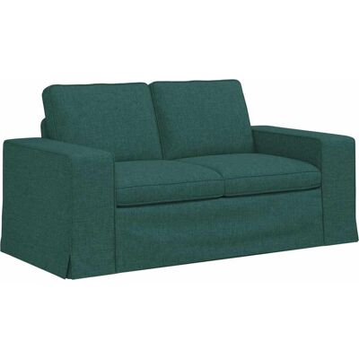 VIDAXL Divano Verde Scuro 162 X 80 X 82 Cm Tessuto VIDAXL Divano Verde Scuro 162 X 80 X 82 Cm Tessuto