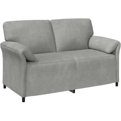VIDAXL Divano A 2 Posti Grigio Chiaro 158 X 83 X 95 Cm Velluto VIDAXL Divano A 2 Posti Grigio Chiaro 158 X 83 X 95 Cm Velluto