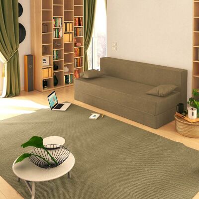 BALDIFLEX Divano Letto Morbido Tretris 3 Posti Che Diventa 3 Posti Letto Colore Oro Antico - BALDIFLEX Divano Letto Morbido Tretris 3 Posti Che Diventa 3 Posti Letto Colore Oro Antico -