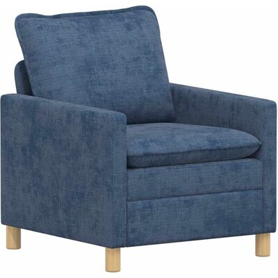 VIDAXL Divano Blu 76 X 81 X 87,5 Cm Poliestere VIDAXL Divano Blu 76 X 81 X 87,5 Cm Poliestere