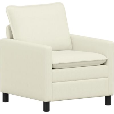 VIDAXL Divano Crema 76 X 81 X 87,5 Cm Tessuto VIDAXL Divano Crema 76 X 81 X 87,5 Cm Tessuto