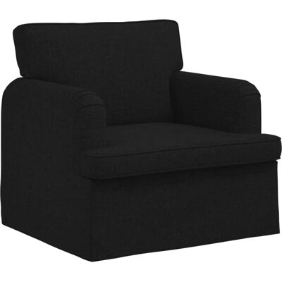 VIDAXL Divano Nero 84 X 80 X 85 Cm Tessuto VIDAXL Divano Nero 84 X 80 X 85 Cm Tessuto