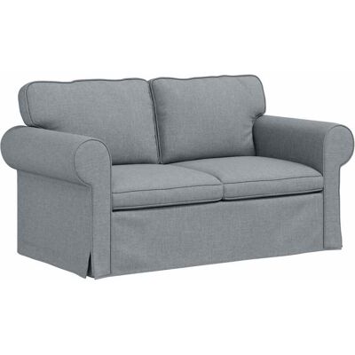 VIDAXL Divano Grigio Chiaro 155 X 82 X 80 Cm Tessuto VIDAXL Divano Grigio Chiaro 155 X 82 X 80 Cm Tessuto