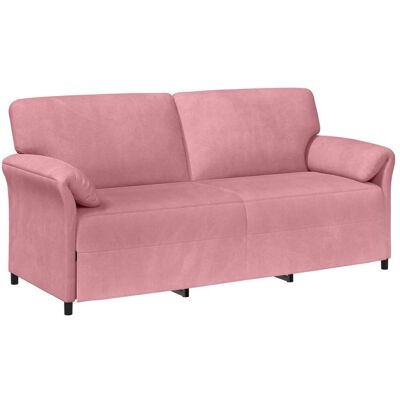 VIDAXL Divano 3-persone Rosa 198 X 83 X 95 Cm Velluto VIDAXL Divano 3-persone Rosa 198 X 83 X 95 Cm Velluto