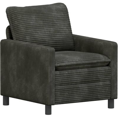 VIDAXL Divano Antracite 76 X 81 X 87,5 Cm Poliestere VIDAXL Divano Antracite 76 X 81 X 87,5 Cm Poliestere