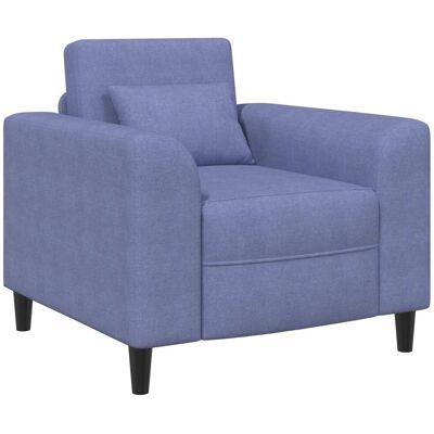 VIDAXL Poltrona Blu Jeans Tessuto VIDAXL Poltrona Blu Jeans Tessuto