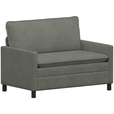 VIDAXL Divano Grigio Chiaro 126 X 81 X 87,5 Cm Tessuto VIDAXL Divano Grigio Chiaro 126 X 81 X 87,5 Cm Tessuto