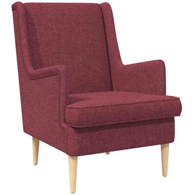 VIDAXL Poltrona Rosso Vino Tessuto VIDAXL Poltrona Rosso Vino Tessuto