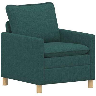 VIDAXL Divano Verde Scuro 76 X 81 X 87,5 Cm Tessuto VIDAXL Divano Verde Scuro 76 X 81 X 87,5 Cm Tessuto
