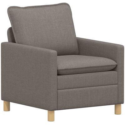 VIDAXL Divano Tortora 76 X 81 X 87,5 Cm Tessuto VIDAXL Divano Tortora 76 X 81 X 87,5 Cm Tessuto