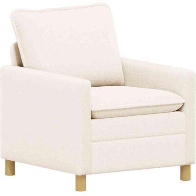 VIDAXL Divano Crema 76 X 81 X 87,5 Cm Tessuto VIDAXL Divano Crema 76 X 81 X 87,5 Cm Tessuto
