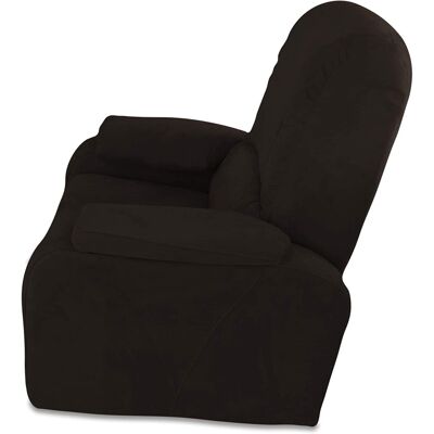 BALDIFLEX Poltrona Relax Alzapersona Elettrica A Motore Reclinabile Con Telecomando E Rivestita In Tessuto Nero - BALDIFLEX Poltrona Relax Alzapersona Elettrica A Motore Reclinabile Con Telecomando E Rivestita In Tessuto Nero -