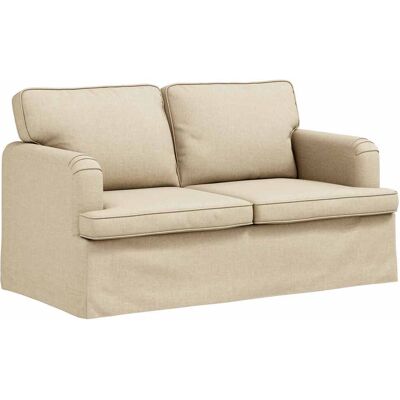 VIDAXL Divano Crema 144 X 80 X 85 Cm Tessuto VIDAXL Divano Crema 144 X 80 X 85 Cm Tessuto