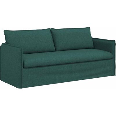 VIDAXL Divano Verde Scuro 196 X 82 X 85 Cm Tessuto VIDAXL Divano Verde Scuro 196 X 82 X 85 Cm Tessuto