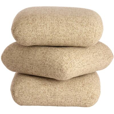 LIGHT & LIVING Pouff Laurie Legno Beige 44,5x44,5x44,5 Cm LIGHT & LIVING Pouff Laurie Legno Beige 44,5x44,5x44,5 Cm