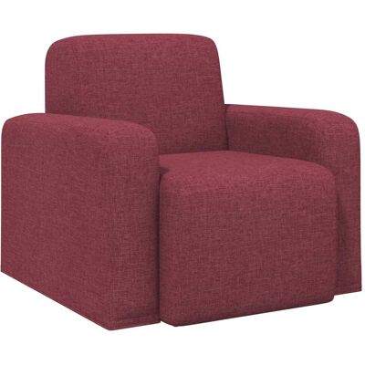 VIDAXL Poltrona Rosso Vino Tessuto VIDAXL Poltrona Rosso Vino Tessuto