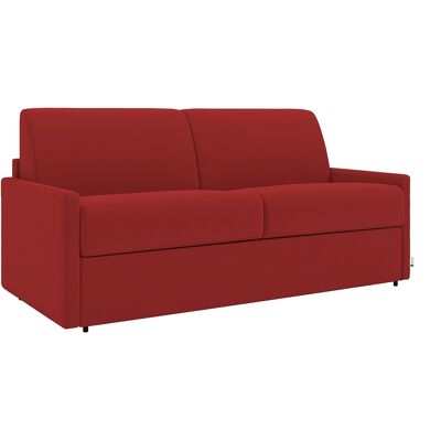 Unique - Divano Letto 2 Posti A Ribalta Larghezza Materasso 120 Cm Memory Foam - Spessore 22 Cm In Tessuto Rosso - Calife Unique - Divano Letto 2 Posti A Ribalta Larghezza Materasso 120 Cm Memory Foam - Spessore 22 Cm In Tessuto Rosso - Calife