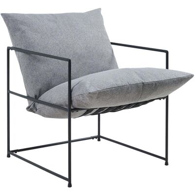 HELLOSHOP26 Poltrona Relax 90 X 61 X 70 Cm Grigio Scuro 030009479 HELLOSHOP26 Poltrona Relax 90 X 61 X 70 Cm Grigio Scuro 030009479