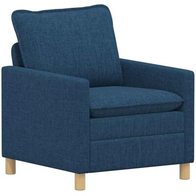 VIDAXL Divano Blu 76 X 81 X 87,5 Cm Tessuto VIDAXL Divano Blu 76 X 81 X 87,5 Cm Tessuto