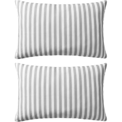 DÉCOSHOP26 Set 2 Cuscini Per Arredo Giardino Esterno 60 X 40 Cm Riga Grigia Dec020111 DÉCOSHOP26 Set 2 Cuscini Per Arredo Giardino Esterno 60 X 40 Cm Riga Grigia Dec020111