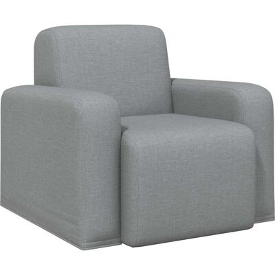 VIDAXL Poltrona Grigio Chiaro Tessuto VIDAXL Poltrona Grigio Chiaro Tessuto