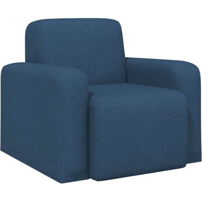 VIDAXL Poltrona Blu Tessuto VIDAXL Poltrona Blu Tessuto
