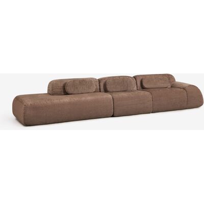 SKLUM Divano Modulare Angolare A 3 Pezzi Con Chaise Longue Sinistra In Ciniglia Confezionato Sottovuoto Merida SKLUM Divano Modulare Angolare A 3 Pezzi Con Chaise Longue Sinistra In Ciniglia Confezionato Sottovuoto Merida