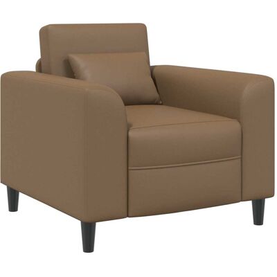 VIDAXL Poltrona Cappuccino Similpelle VIDAXL Poltrona Cappuccino Similpelle