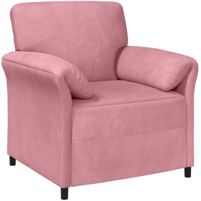 VIDAXL Divano 1 Posto Rosa 88 X 83 X 95 Cm Velluto VIDAXL Divano 1 Posto Rosa 88 X 83 X 95 Cm Velluto