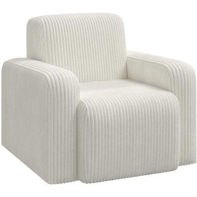 VIDAXL Poltrona Crema Corduroy VIDAXL Poltrona Crema Corduroy
