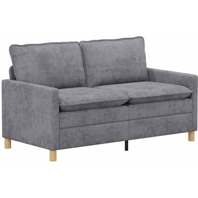 VIDAXL Divano Grigio Chiaro 156 X 81 X 87,5 Cm Poliestere VIDAXL Divano Grigio Chiaro 156 X 81 X 87,5 Cm Poliestere